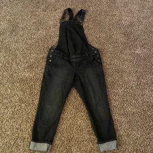 GAP Maternity Denim Overalls - Black Wash